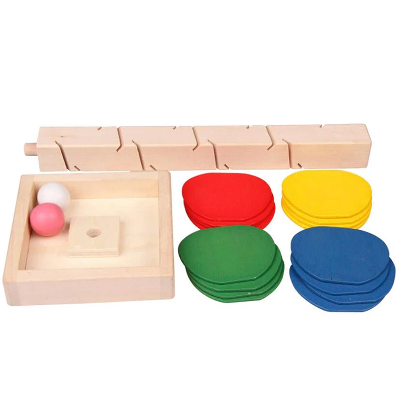Wooden Montessori Marble Tree