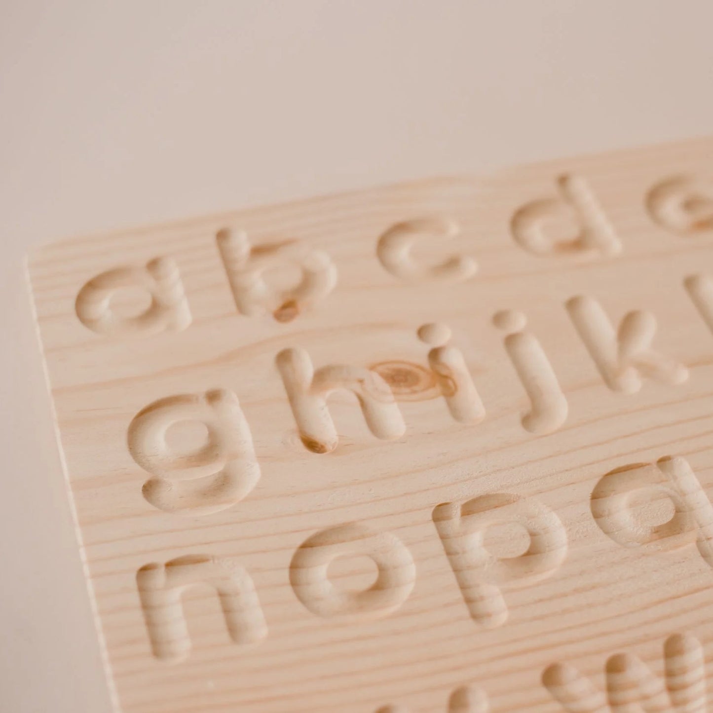 Wooden Lower Case Letter Tracing Board - QToys | Montessori Toy NZ