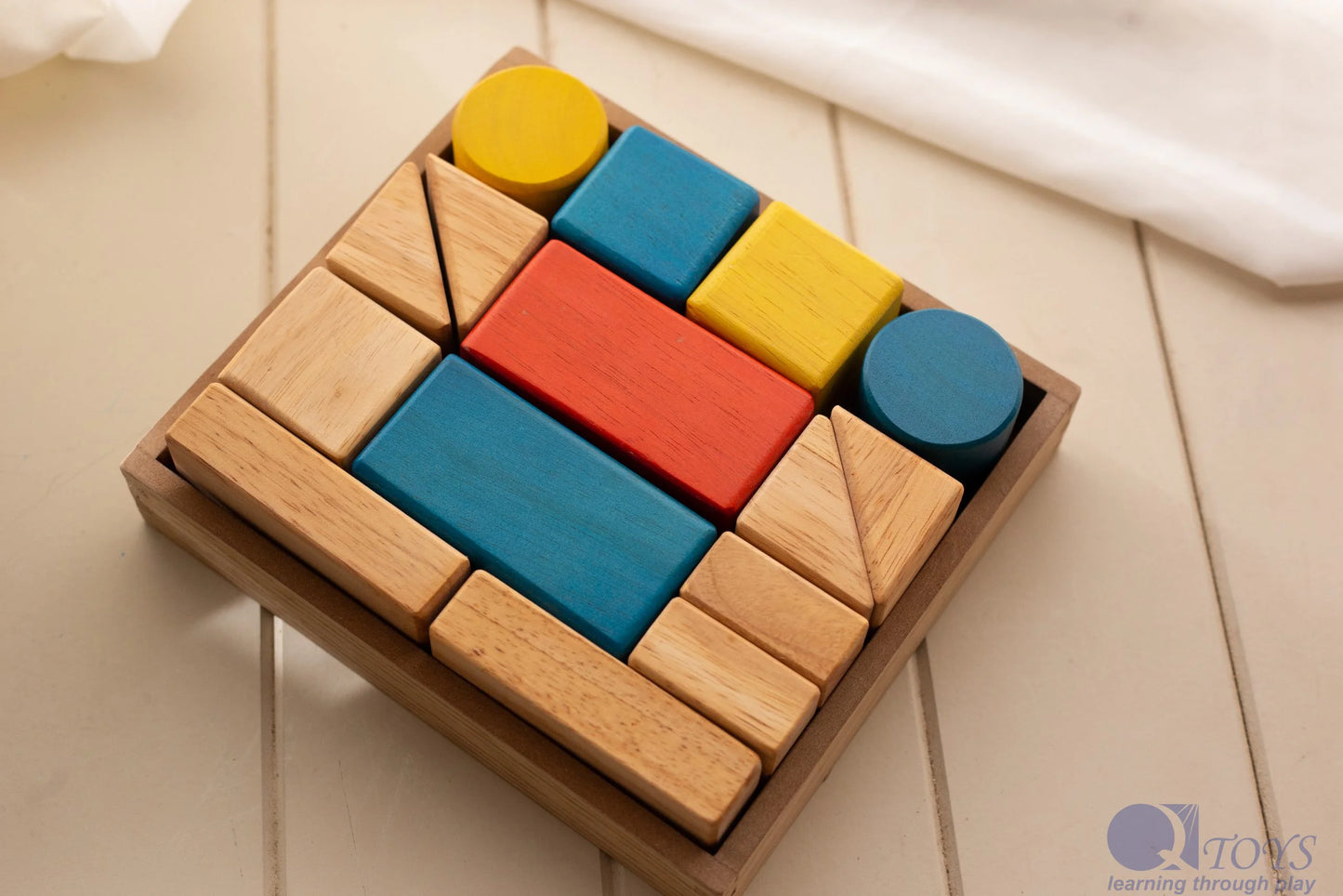 Wooden Sound Blocks - 15 Pcs - QToys | Montessori Toy NZ