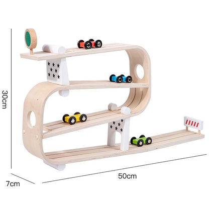 Wooden Gravity Racing Track