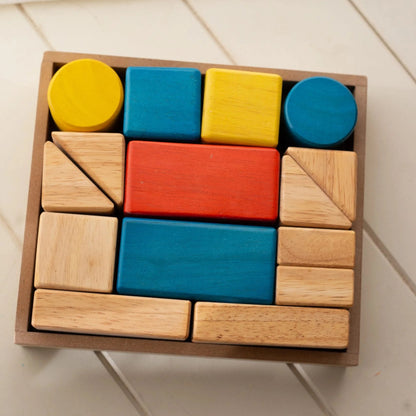 Wooden Sound Blocks - 15 Pcs - QToys | Montessori Toy NZ